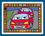 Coloring Book 11: Trucks race