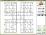 Samurai Sudoku puzzle