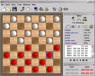 Actual Checkers 2000 A screenshot