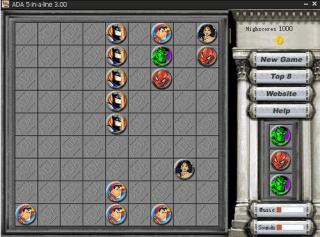 ADA 5-in-a-line screenshot