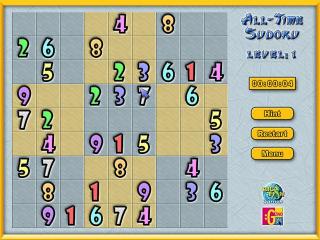 All-Time Sudoku screenshot