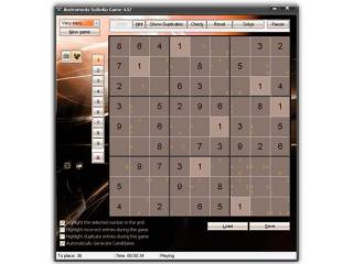 Andromeda SuDoKu Game screenshot