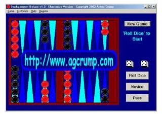 Backgammon Deluxe screenshot