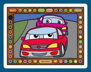 Coloring Book 11: Trucks screenshot