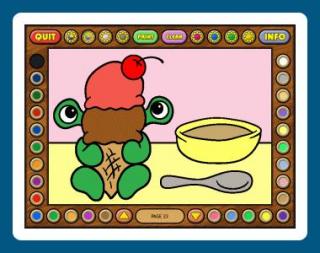 Coloring Book 9: Little Monsters screenshot