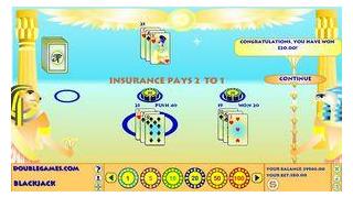 Egyptian Blackjack screenshot