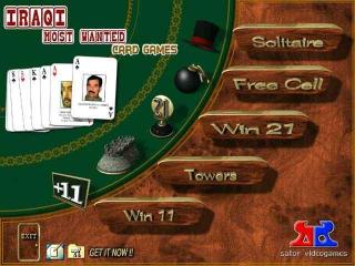 Iraqi Most Wanted, Card Games screenshot