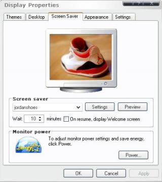 Jordan Retro Shoes Screensaver screenshot