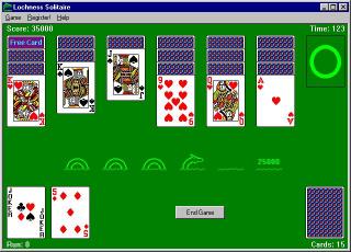 Lochness Solitaire screenshot