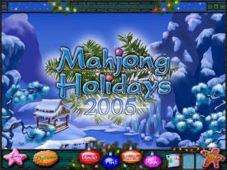 Mahjong Holidays 2005 screenshot