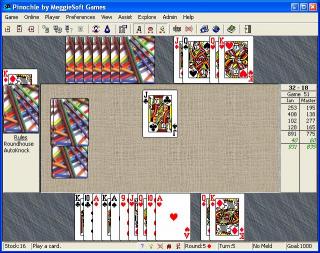 Pinochle and Bezique by MeggieSoft Gam screenshot