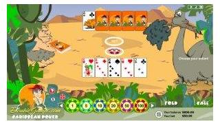 Prehistoric Caribbean Poker screenshot