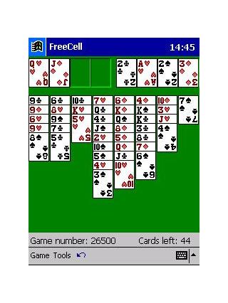 Spb FreeCell screenshot