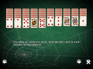 SpiderMania Solitaire screenshot