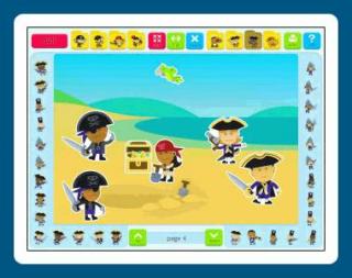 Sticker Book 5: Pirates screenshot