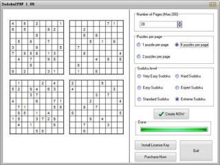 Sudoku2pdf Pro screenshot