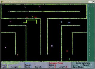 Triple Player Snakes screenshot