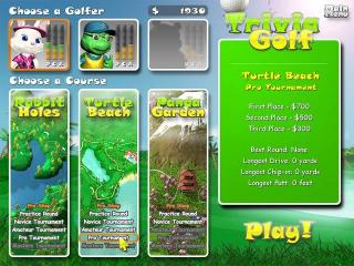 Trivia Golf screenshot